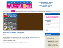 Tablet Screenshot of belfastalterations.co.uk